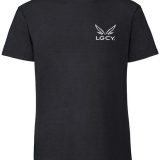 LGT1S Black Legacy Teeshirt white logo